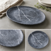 Thumbnail image #3 for Ridge 10-Inch Soapstone Oblong Coupe Plate, 15 oz.