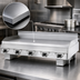 Thumbnail image #3 for Garland Master CG-72F 72-Inch Countertop Gas Front Drain Production Griddle with 1-Inch Polished Steel Plate
