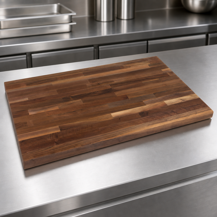 Product image #3 for Boos Block American Black Walnut Blended Edge Grain Kitchen Countertop, 30 x 25 x 1-1/2 Inch, Penetrating Oil Finish