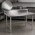 Thumbnail image #3 for John Boos Stallion 144-Inch x 36-Inch Stainless Steel Work Table with 5-Inch Backsplash and Safety Edge