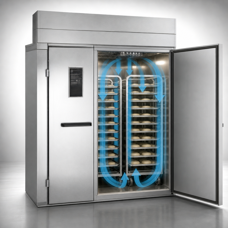 Product image #3 for Baxter RPW2E Double Wide Roll-In Retarder/Proofer Cabinet, 60.5" Deep, Electric Heat, Remote Refrigeration Ready