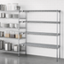 Thumbnail image #3 for Metro Super Erecta Super Adjustable Add-On Wire Shelving Unit, 60W x 21D x 74H, Chrome Plated
