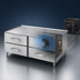 Thumbnail image #3 for Randell 42 Inch One-Section Remote Refrigerated Chef Base with 2 Drawers