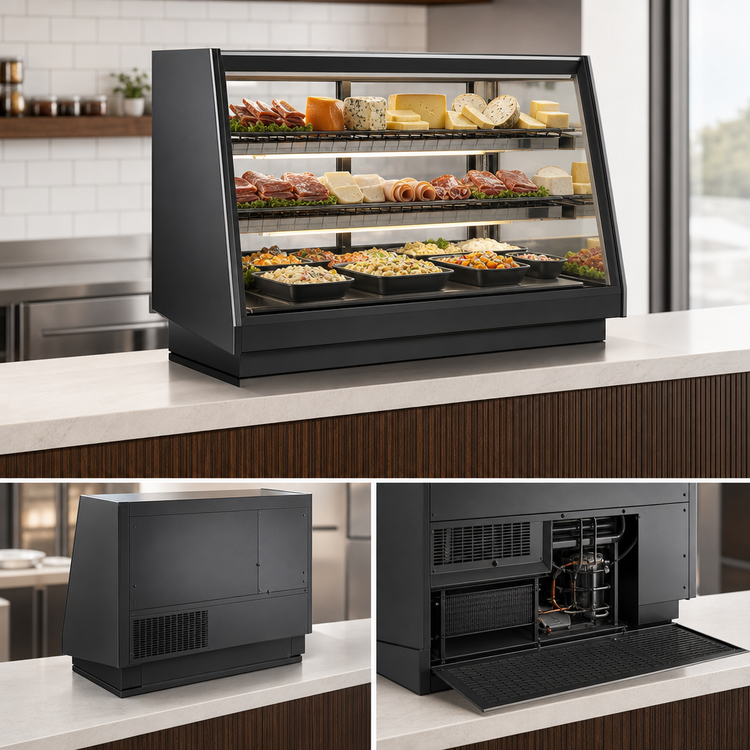 Product image #3 for Federal Industries Elements 36-Inch Countertop Refrigerated Rear-Mount Full-Service Deli Merchandiser