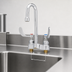 Thumbnail image #3 for T&S Brass B-0892 4-Inch Centerset Deck-Mount Medical Faucet with 2.2 GPM Swivel Gooseneck