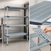 Thumbnail image #3 for MetroMax 4 Add-On All-Polymer Shelving Unit, 42W x 24D x 74H