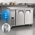 Thumbnail image #3 for Everest Refrigeration ETR2 Two-Section Undercounter/Worktop Refrigerator, 47-1/2 Inch Wide, 13.0 Cu. Ft.