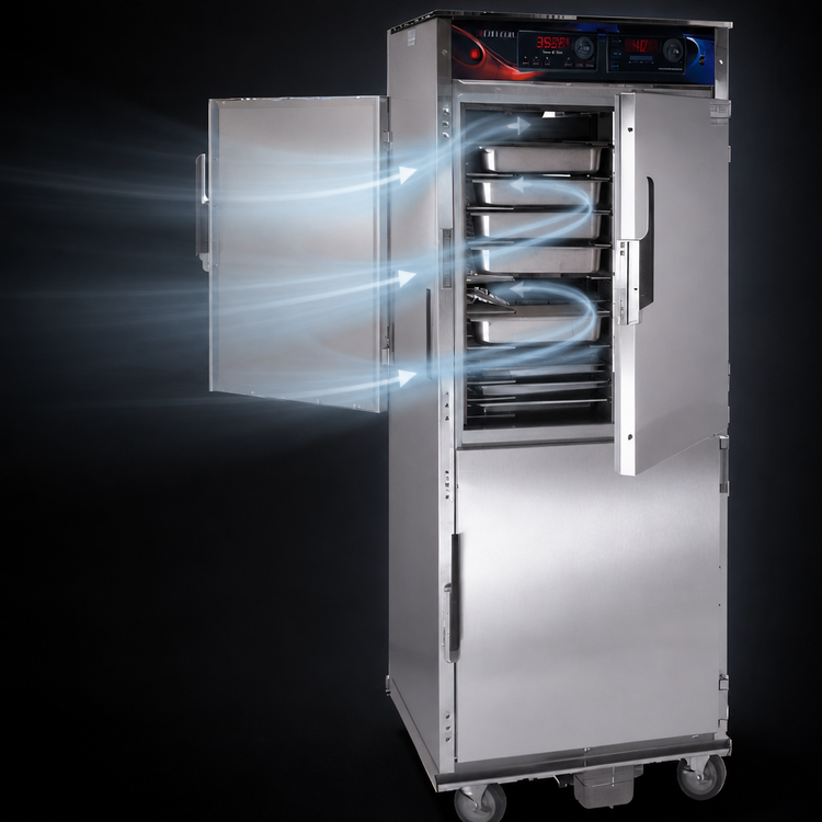 Product image #3 for Cres Cor Roast-N-Hold Full-Height Pass-Thru Convection Cook and Hold Oven