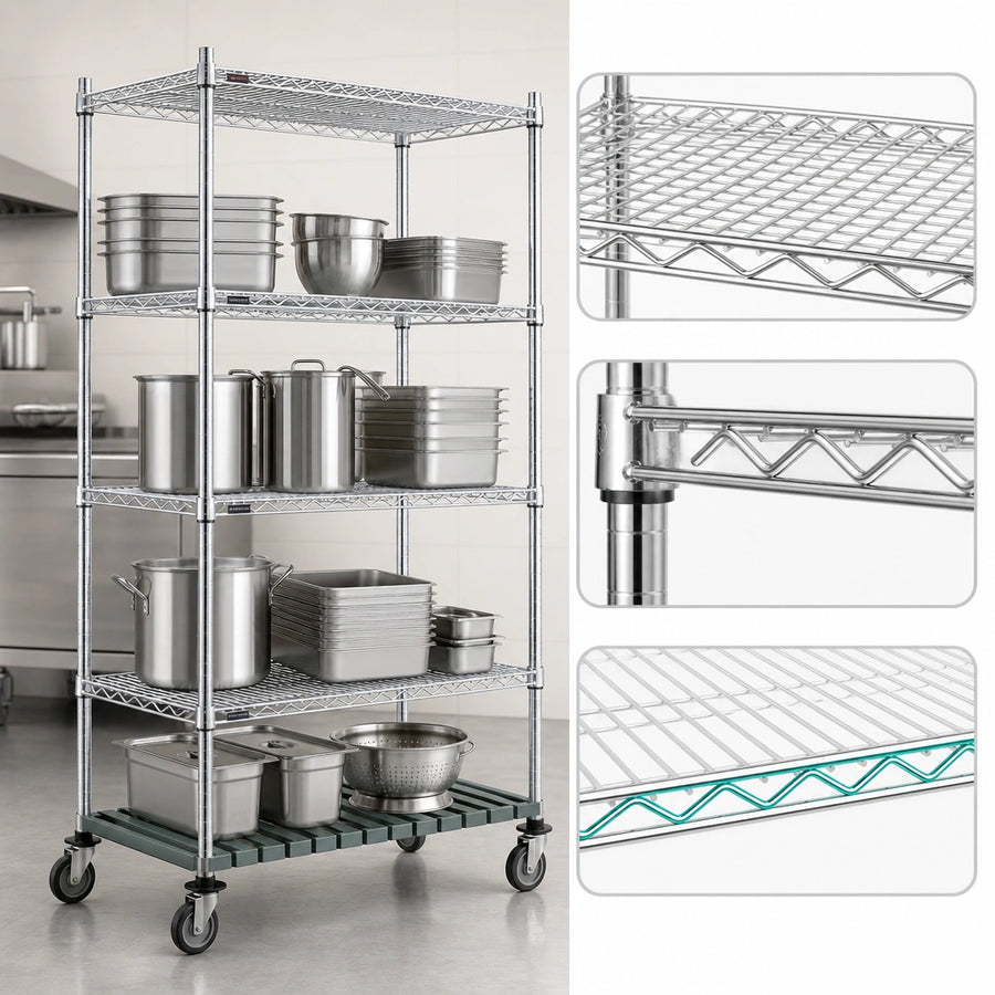 Patented QuadTruss Shelves