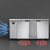 Thumbnail image #3 for Continental Refrigerator BB69NSS 69-Inch 2-Door Refrigerated Back Bar Cooler
