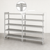 Thumbnail image #4 for Cambro Camshelving Premium Stationary 5-Tier Vented Add-On Shelving Unit, 18 x 30 x 84 Inches, Speckled Gray