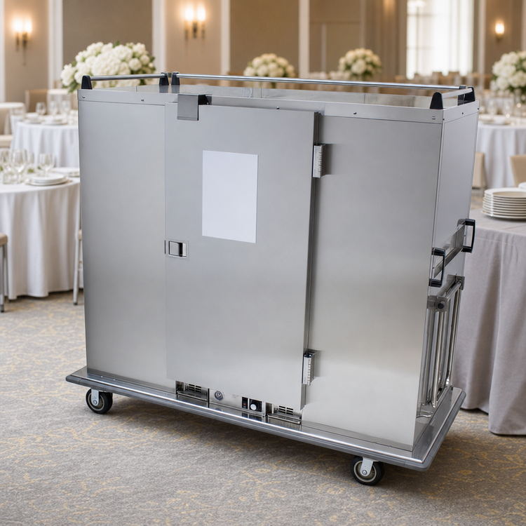 Product image #3 for Cres Cor EB150XX Mobile Insulated Banquet Cabinet with Bottom-Mount Electric Heat