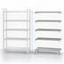 Thumbnail image #4 for Cambro Camshelving Premium 18-Inch x 48-Inch x 84-Inch 5-Tier Vented and Solid Polymer Shelving Add-On Unit