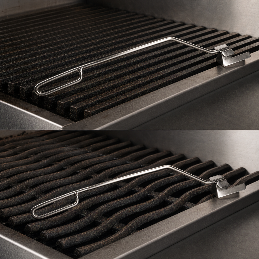 Fits Flat and Wavy Grates