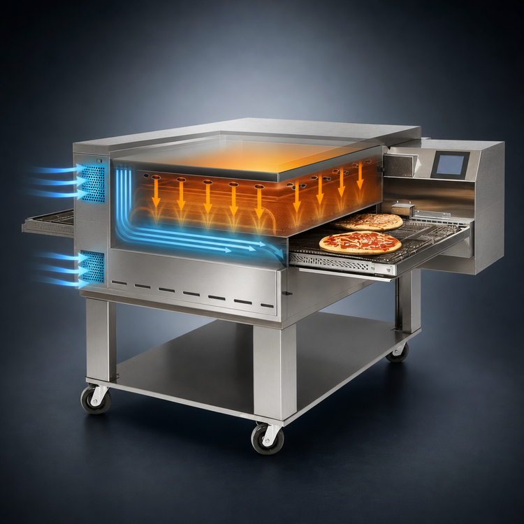 Product image #3 for Middleby Marshall PS640E-1 Impingement PLUS Single Deck Electric Conveyor Oven