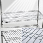 Thumbnail image #3 for Metro Super Erecta 2136NS Commercial Open-Wire Shelf, 36"W x 21"D, 304 Stainless Steel, 800-Lb. Capacity
