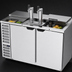 Thumbnail image #3 for Beverage-Air 58-Inch Stainless Steel Club Top Direct Draw Beer Dispenser with Dual Single-Faucet Towers, 3 Half-Keg Capacity