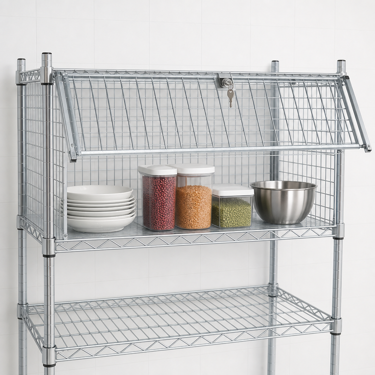 Product image #3 for EAGLEbrite Zinc Security Enclosure Kit with Flip-Up Door, 36W x 18D