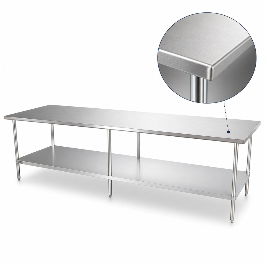 Reinforced Stainless Steel Top