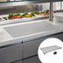 Thumbnail image #3 for Hatco Cold Simulated Stone Built-In Flush Top Remote Refrigerated Shelf, 48-Inch x 24-Inch