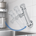 Thumbnail image #3 for T&S Brass B-0800 Heavy-Duty Slow Self-Closing Metering Faucet, Splash/Wall Mount, Push Button