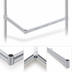 Thumbnail image #3 for Eagle Group 3-Sided Double Truss Stainless Steel Shelving Frame, 36 x 18 Inches