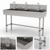 Thumbnail image #3 for Advance Tabco 60-Inch ADA-Compliant Multiwash Freestanding Hand Wash Sink with 3 Faucets