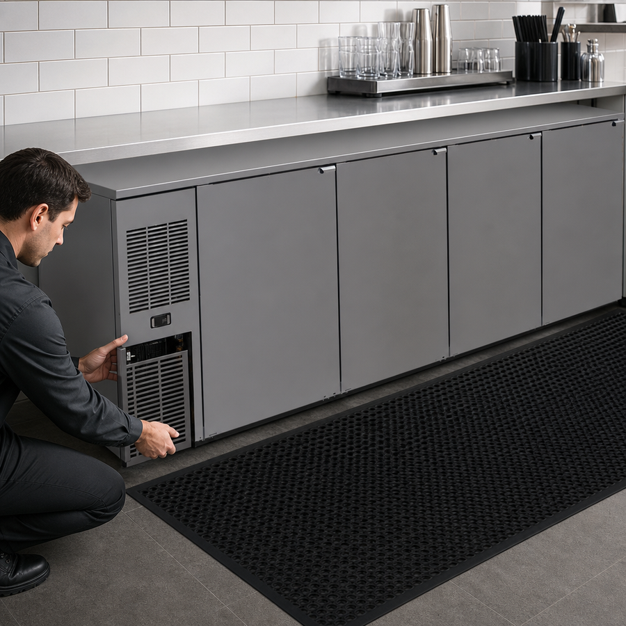 Front-Serviced, Low-Profile Cabinet