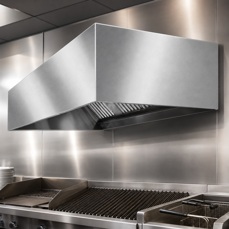 Product image #3 for Eagle SpecAir HEB96-60 60" Wall Type Exhaust-Only Commercial Kitchen Hood