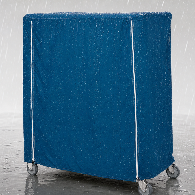 Product image #3 for Mariner Blue Waterproof Vinyl-Nylon Queen Mary & Banquet Cart Cover, 72 x 24 x 54 Inches
