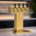 Thumbnail image #3 for Perlick Extra High 3-Faucet Countertop Glycol-Cooled Tee Draft Beer Tower, Tarnish-Free Brass