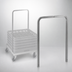 Thumbnail image #3 for Advance Tabco Glass Rack Dolly Handle Accessory