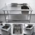 Thumbnail image #3 for John Boos 72-Inch Stainless Steel Work Table with Right-Side Prep Sink and 5-Inch Backsplash