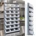 Thumbnail image #3 for Quantum Sloped Single-Sided Pick Rack with 8 Shelves and 24 Clear Bins