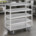 Thumbnail image #3 for Channel Manufacturing Queen Mary 4-Shelf Aluminum Banquet / Utility Cart, 62 x 28 x 66 Inches
