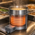 Thumbnail image #3 for Hatco Drop-In Round Uninsulated High-Watt Heated Well, 7 Quart, Remote Thermostat, Top-Mounted, Without Drain