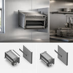 Thumbnail image #3 for Atosa USA, Inc. 21208001048 Wall Mount Kit for ATCM-36 & ATSB-36 Mounted Shelving