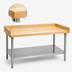 Thumbnail image #3 for Eagle Group 72-Inch x 30-Inch Baker's Work Table with Hardwood Top and Undershelf