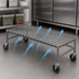 Thumbnail image #3 for EagleGard Mobile Wire Dunnage Rack, 60 x 21 x 14 Inches, 800 lb. Capacity