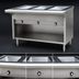 Thumbnail image #3 for Eagle Group Spec-Master 48-Inch Natural Gas 3-Well Hot Food Table with Cutting Board and Enclosed Base
