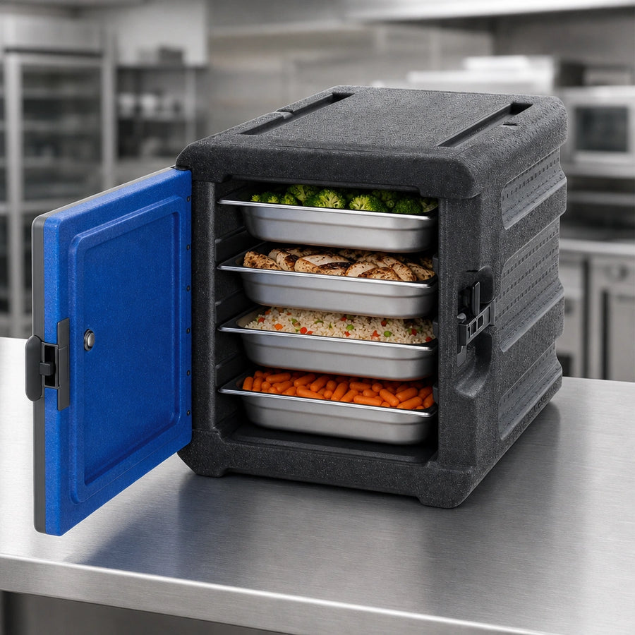 4-Pan Front-Load Capacity