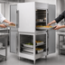 Thumbnail image #3 for Victory UltraSpec Pass-Thru Solid Half-Door Heated Holding Cabinet, 1 Section, Standard Depth, Floor Model