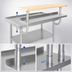 Thumbnail image #3 for Advance Tabco TA-965 60-Inch Adjustable Stainless Steel Plate Shelf for Equipment Stands