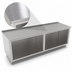 Thumbnail image #3 for John Boos Modular Base Open Front Cabinet Work Table, 108 x 30 Inches, 14-Gauge 300 Series Stainless Steel Top