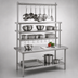Thumbnail image #3 for Eagle Group SB Series Stainless Steel Work Table with Flex-Master Overshelf Kit, 60 x 30 Inches