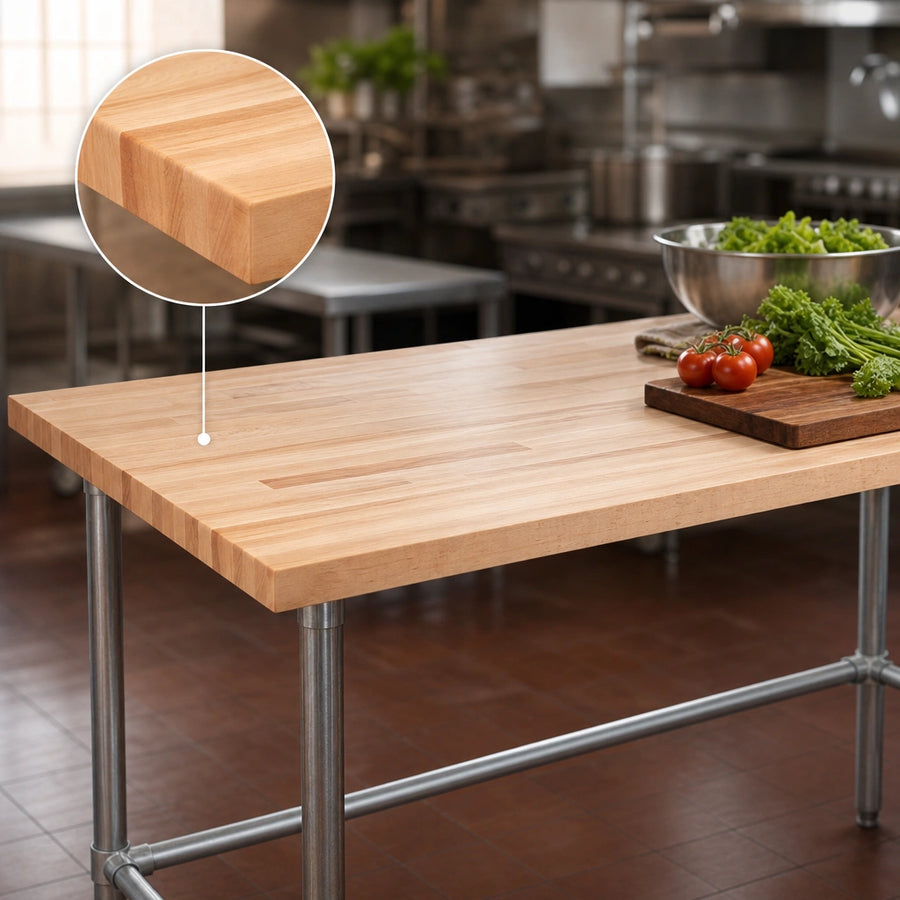 Edge Grain Flat Top