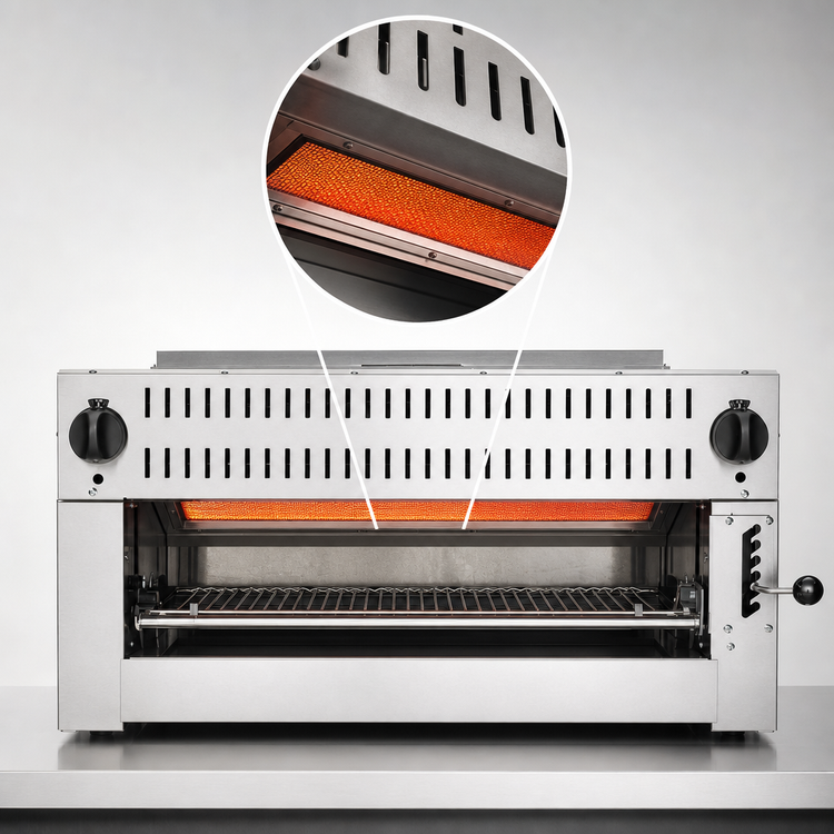 Product image #4 for Vulcan 36-Inch Natural Gas Infrared Salamander Broiler