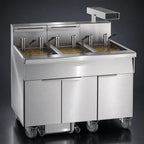Thumbnail image #3 for Imperial (Middleby) IFSCB675E Electric Floor Model Six-Tank Fryer, 75 lb. Tanks, Built-In Filter, Dump Station