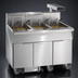 Thumbnail image #3 for Imperial Electric Floor Model 6-Battery Fryer with Built-In Filter System, 75 lb. Tanks