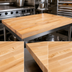Thumbnail image #3 for John Boos 36 Inch x 36 Inch Laminated Maple Work Table Top